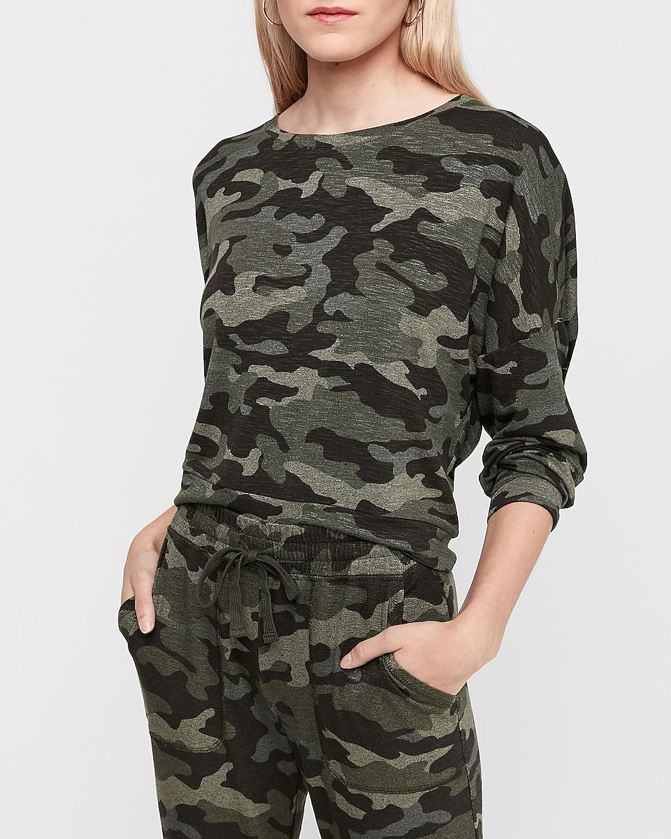 express camo sweatshirt