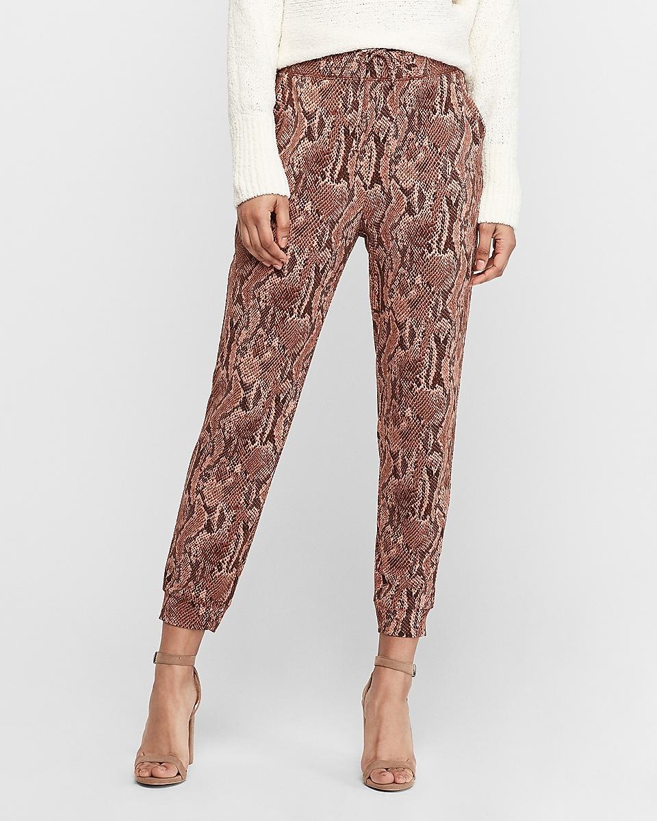 Snakeskin Joggers Factory Sale, UP TO 