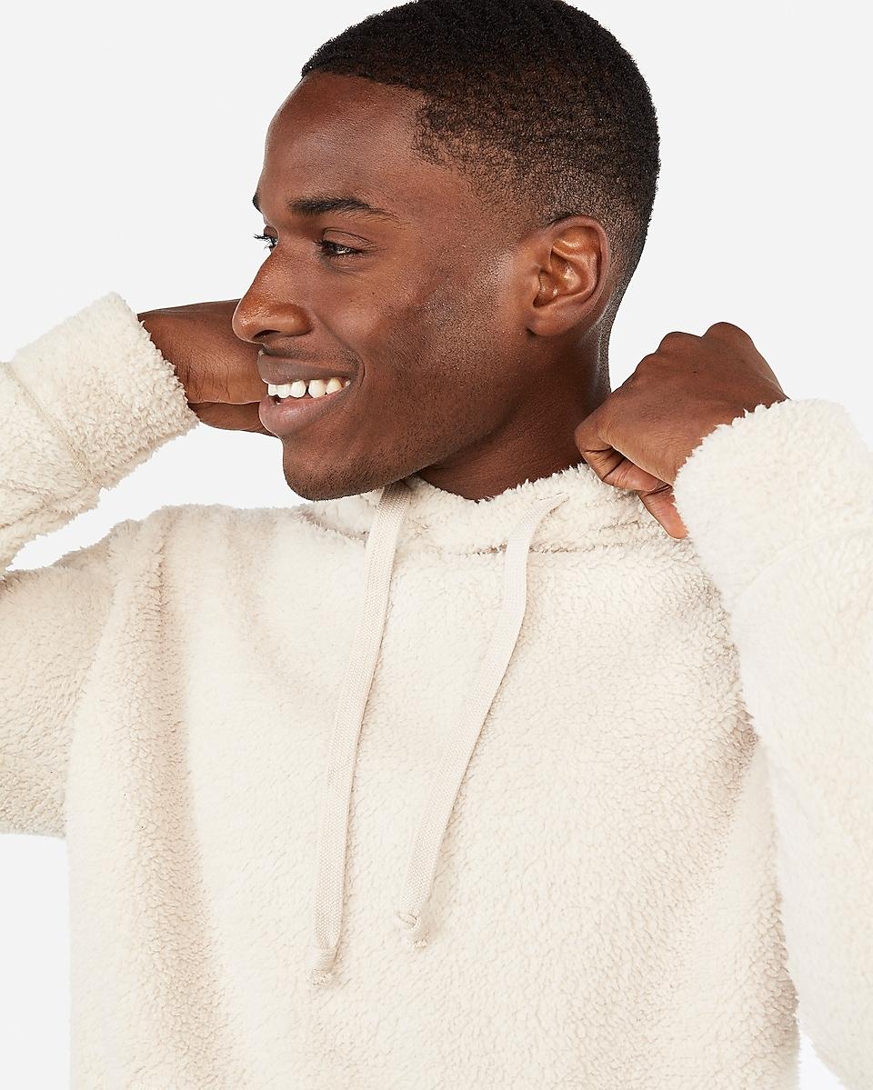 express sherpa hoodie