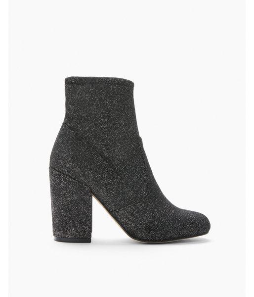 Express Sparkle Stretch Sock Boots in 