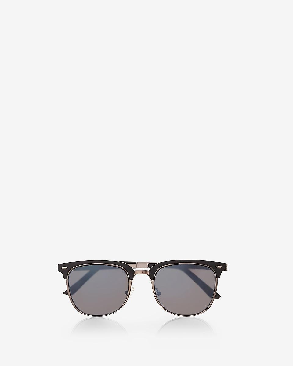 Express Browline Sunglasses For Men Lyst