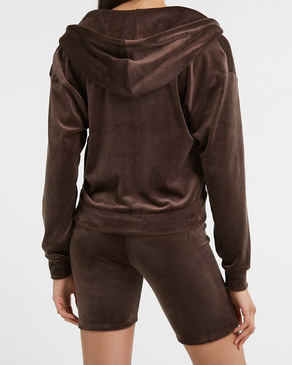 express velour sweatshirt