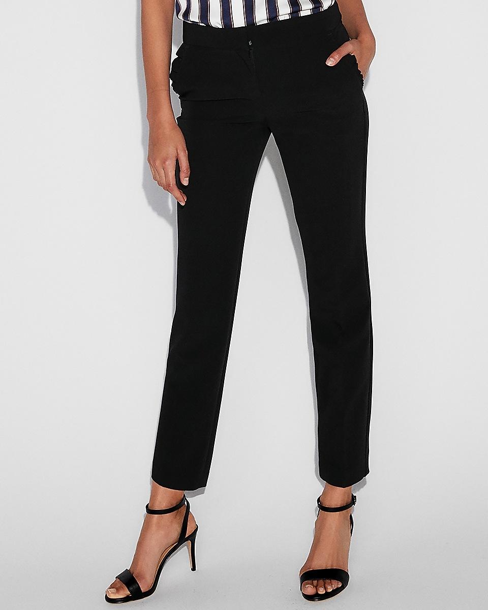 Express Mid Rise Ruffle Pocket 
