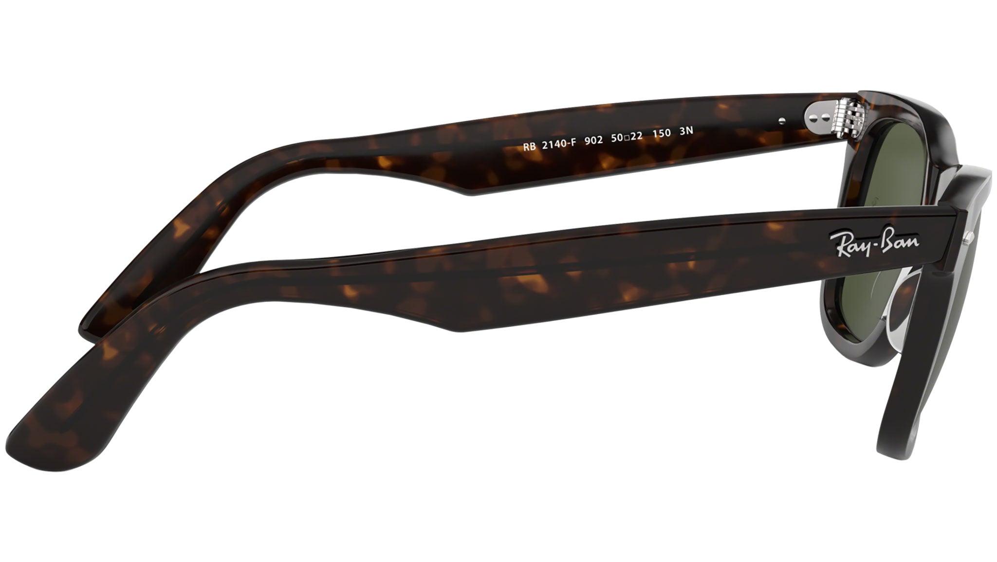 Ray-Ban Wayfarer Rb2140f 902 Tortoise in Black | Lyst