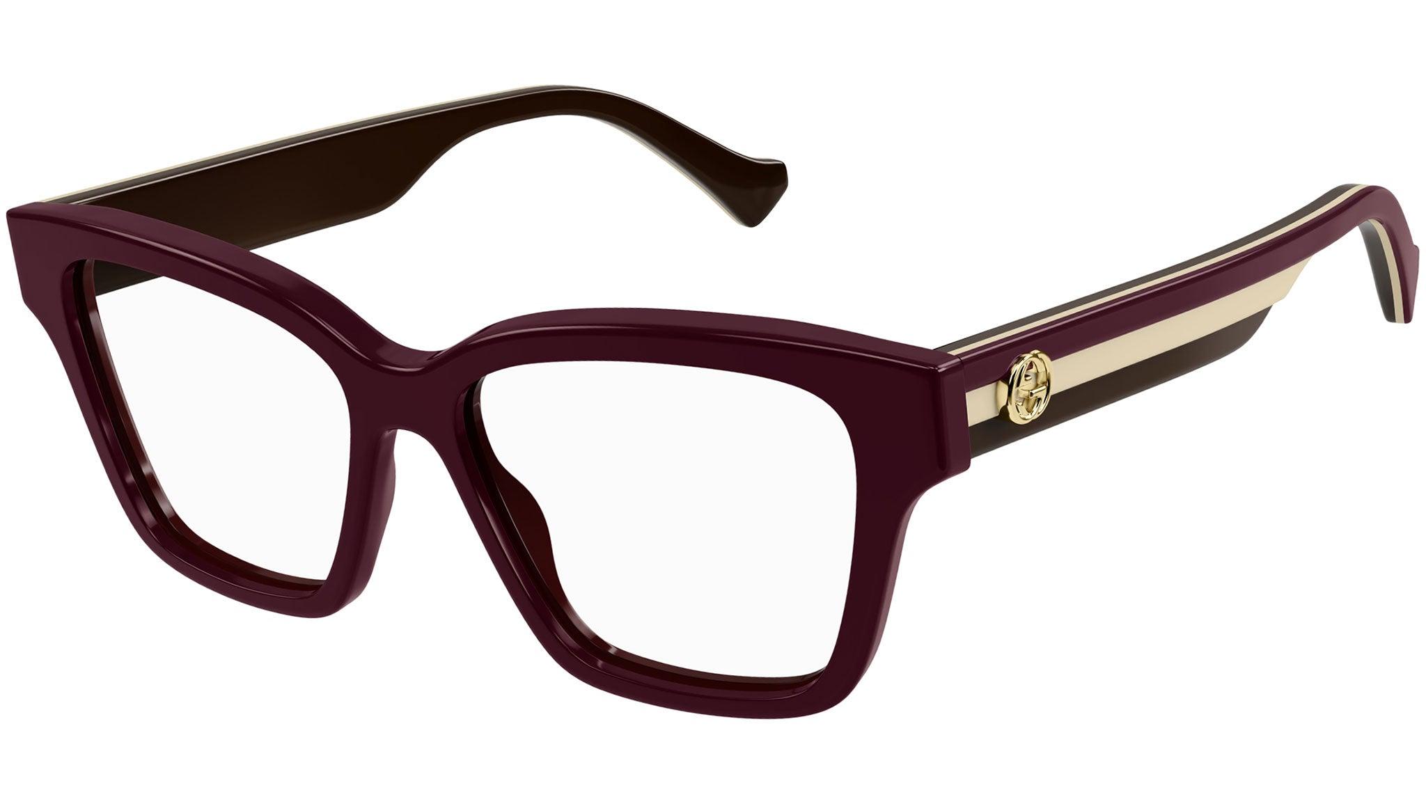 Gucci GG1302O 005 Shiny Burgundy In Black Lyst
