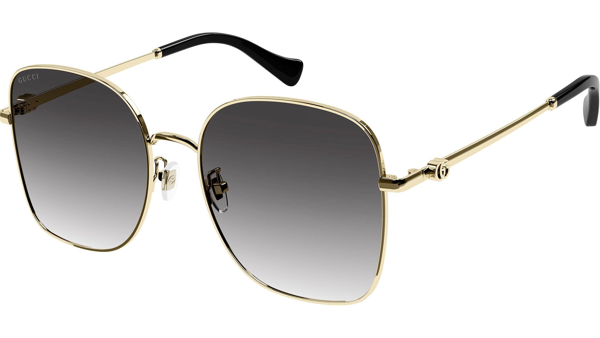 Gucci GG1143S 001 Gold Grey in Gray | Lyst