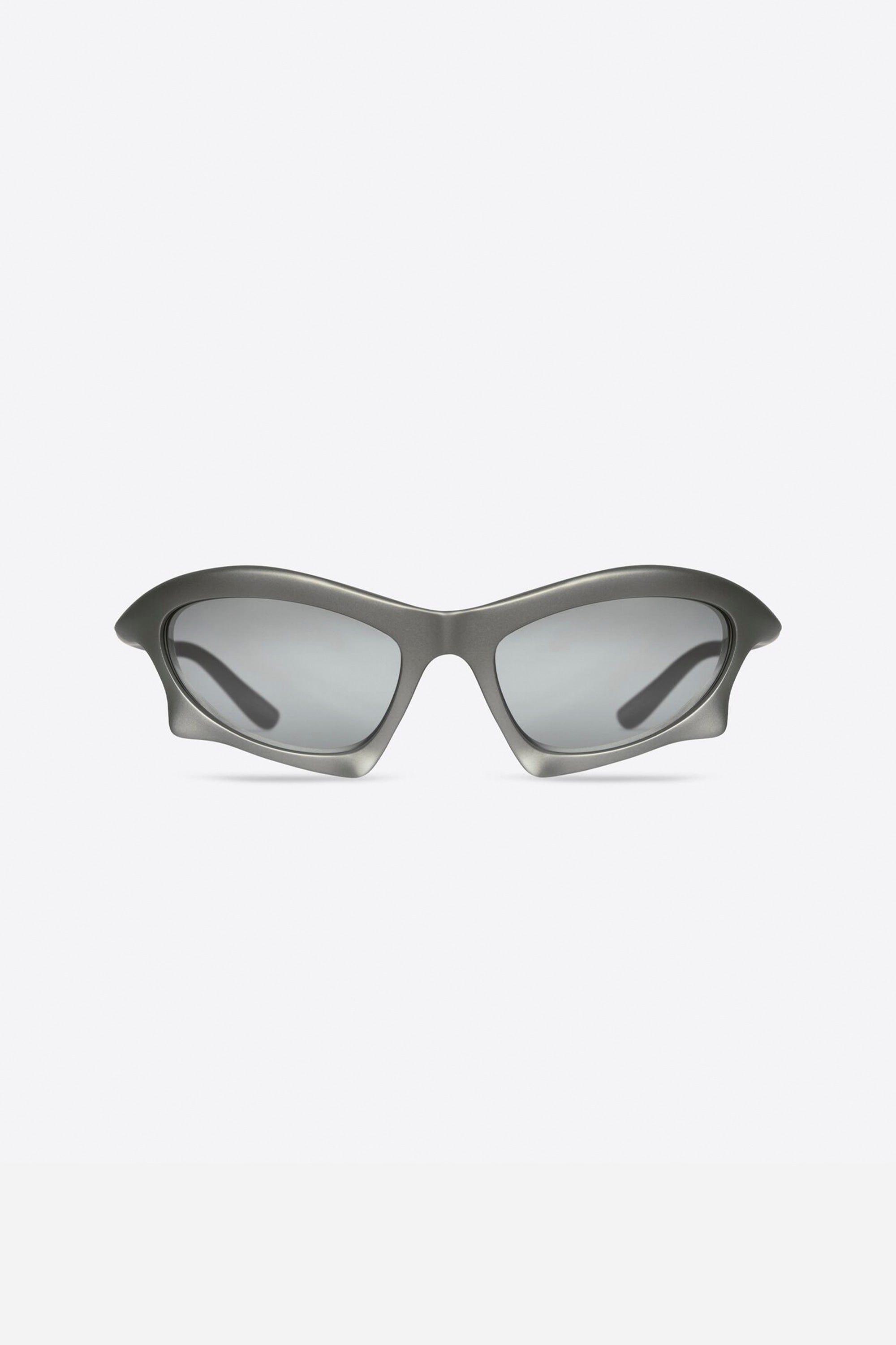 Balenciaga Bat Bb0229s-002 Sunglasses In Silver in Metallic | Lyst