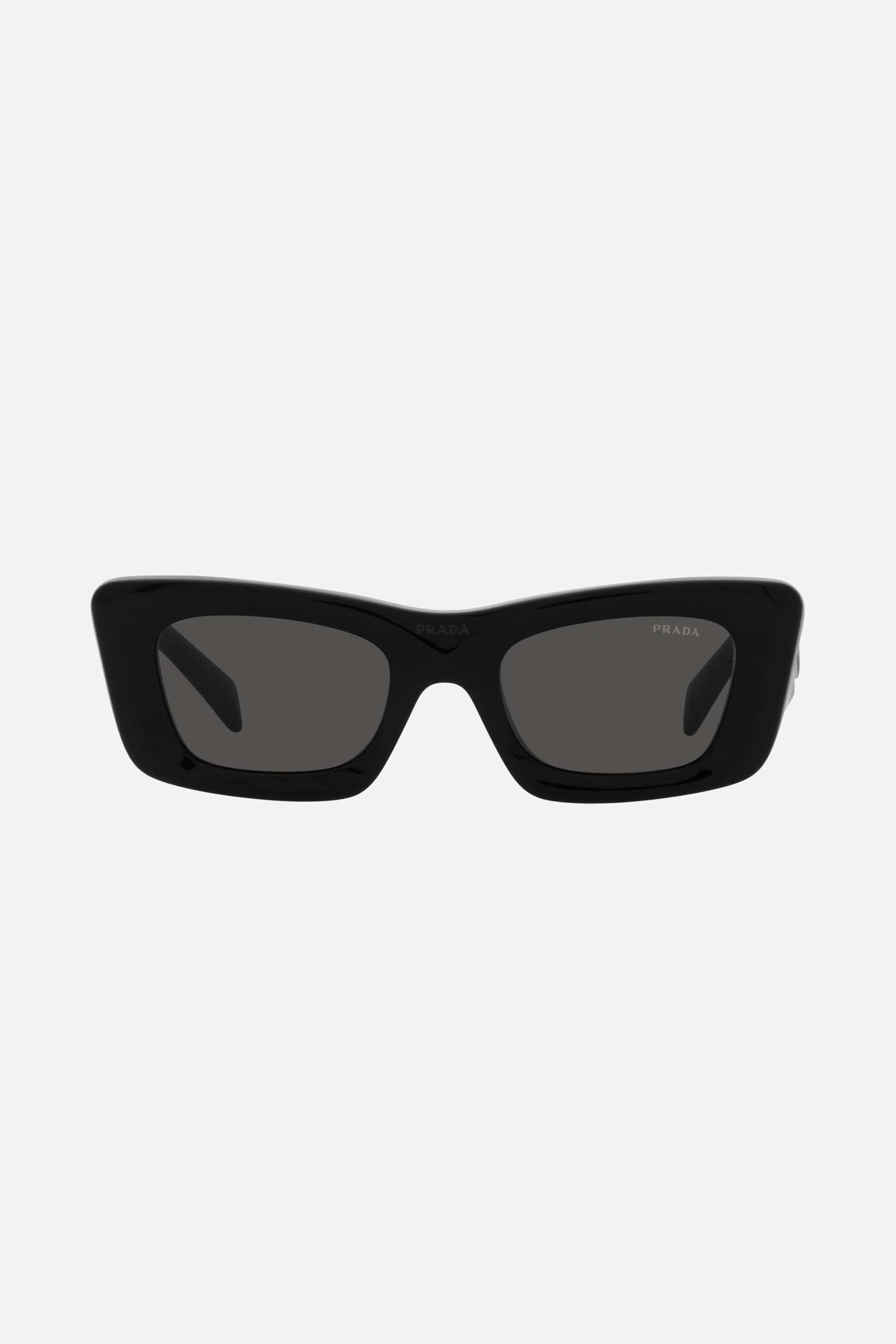 Prada Cat-eye Black Sunglasses Catwalk | Lyst