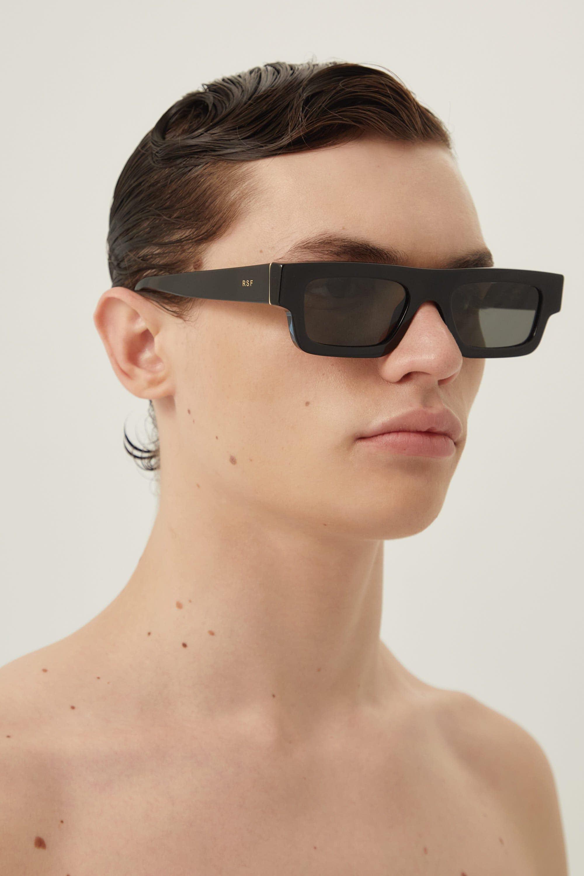 ketting morfine Wijde selectie Retrosuperfuture Colpo Black Sunglasses in Natural for Men | Lyst