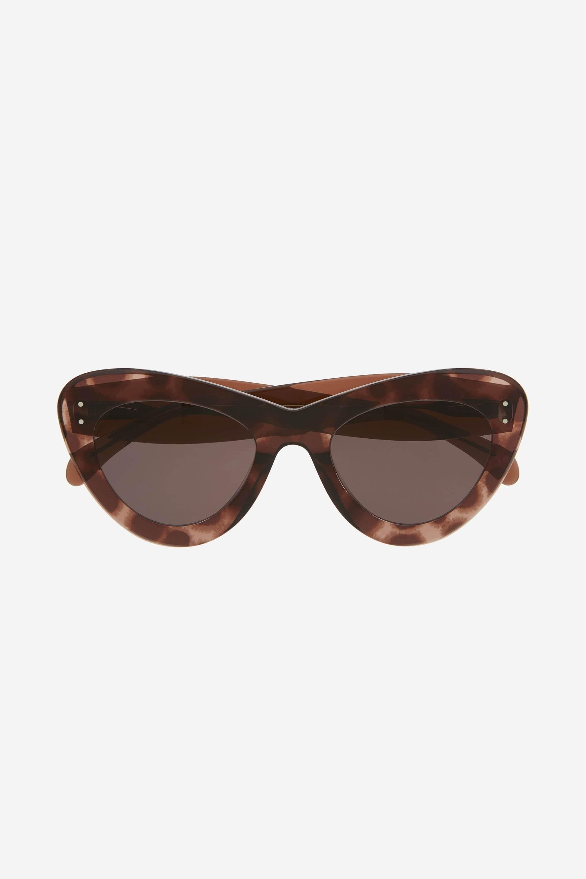 Alaïa Oversized Brown Cat-eye Sunglasses | Lyst