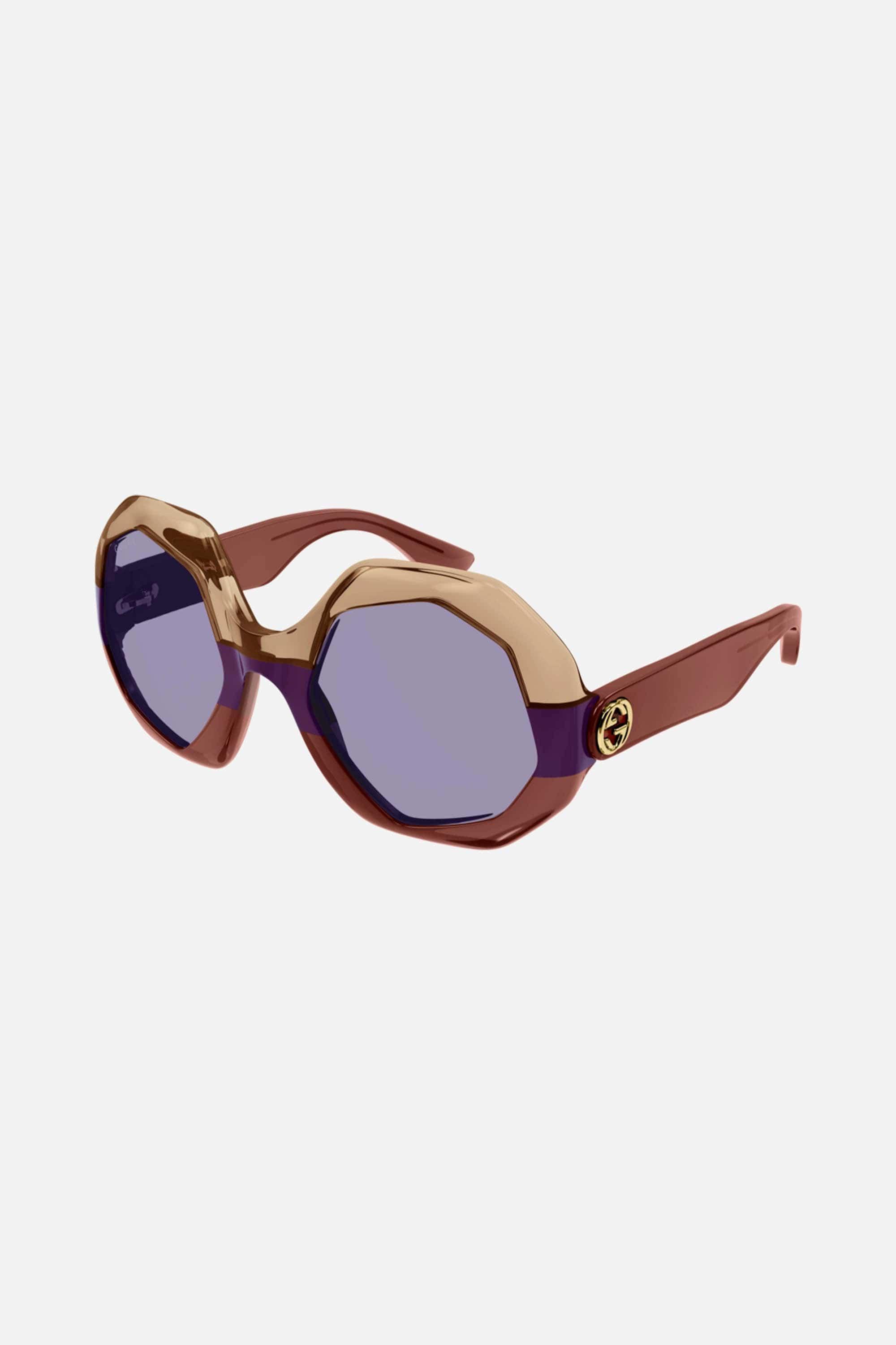 gucci hexagon sunglasses