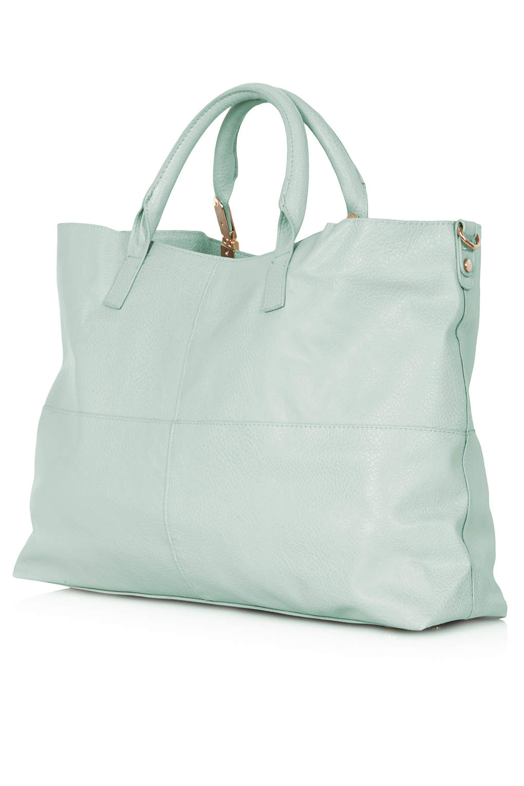 Lyst Suede Backed Tote Bag in Green