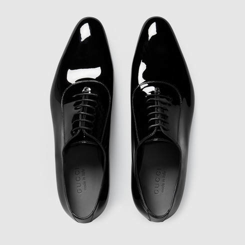 gucci patent leather shoes