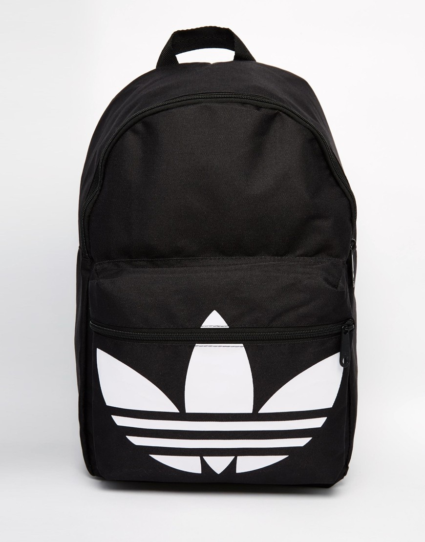 Adidas originals Classic Backpack in Black for Men - Save ...