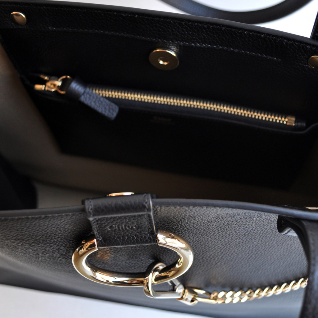 Chlo Chloe Faye Tote Bag in Black | Lyst