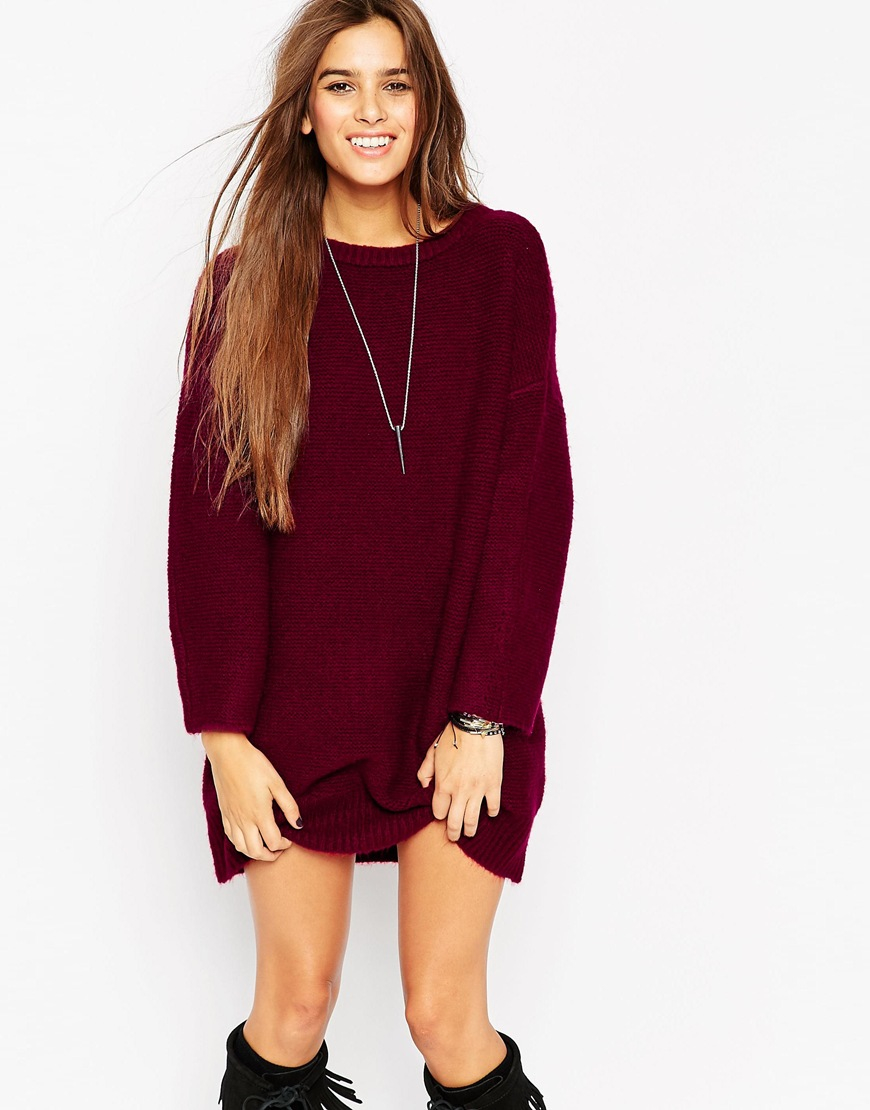 long baggy jumper dress