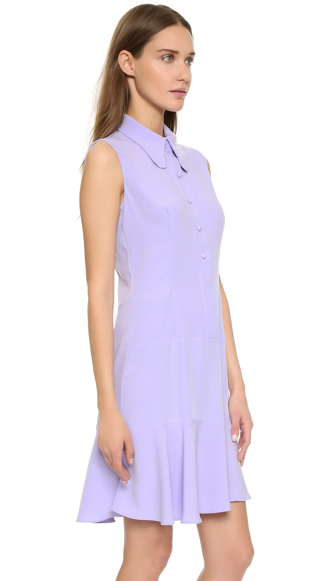 lilac tshirt dress