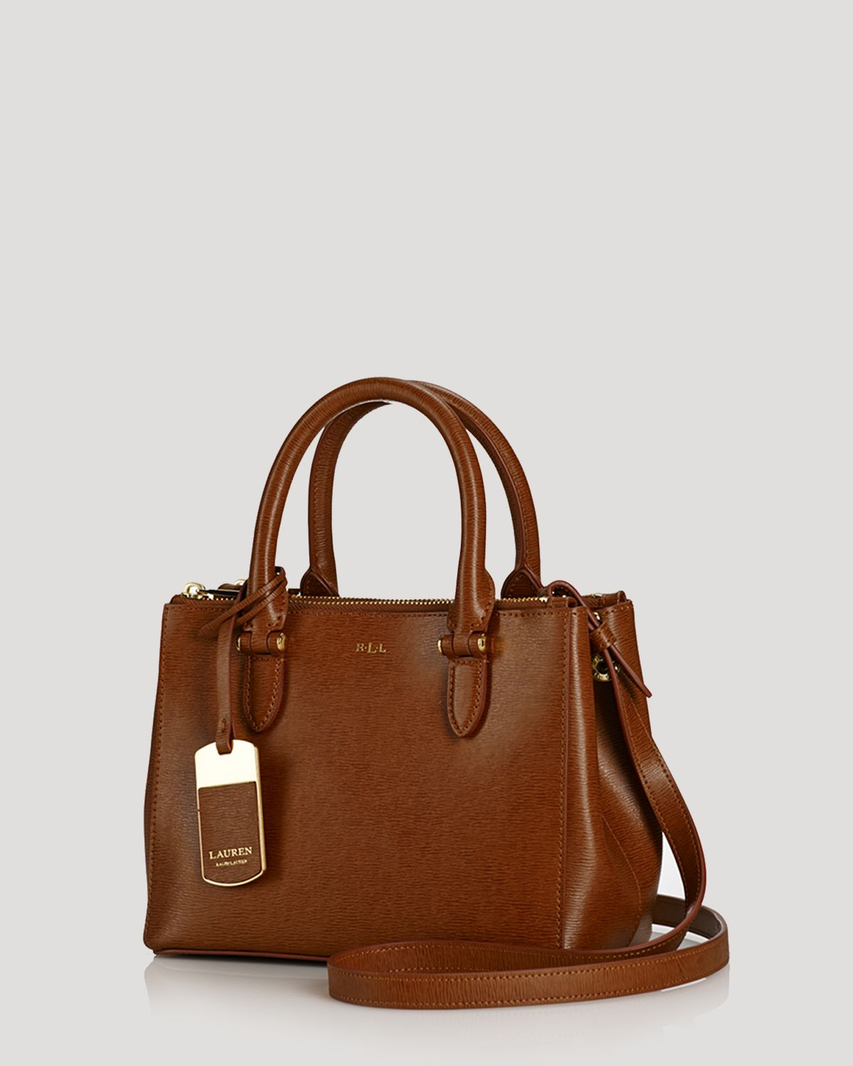 ralph lauren brown handbag