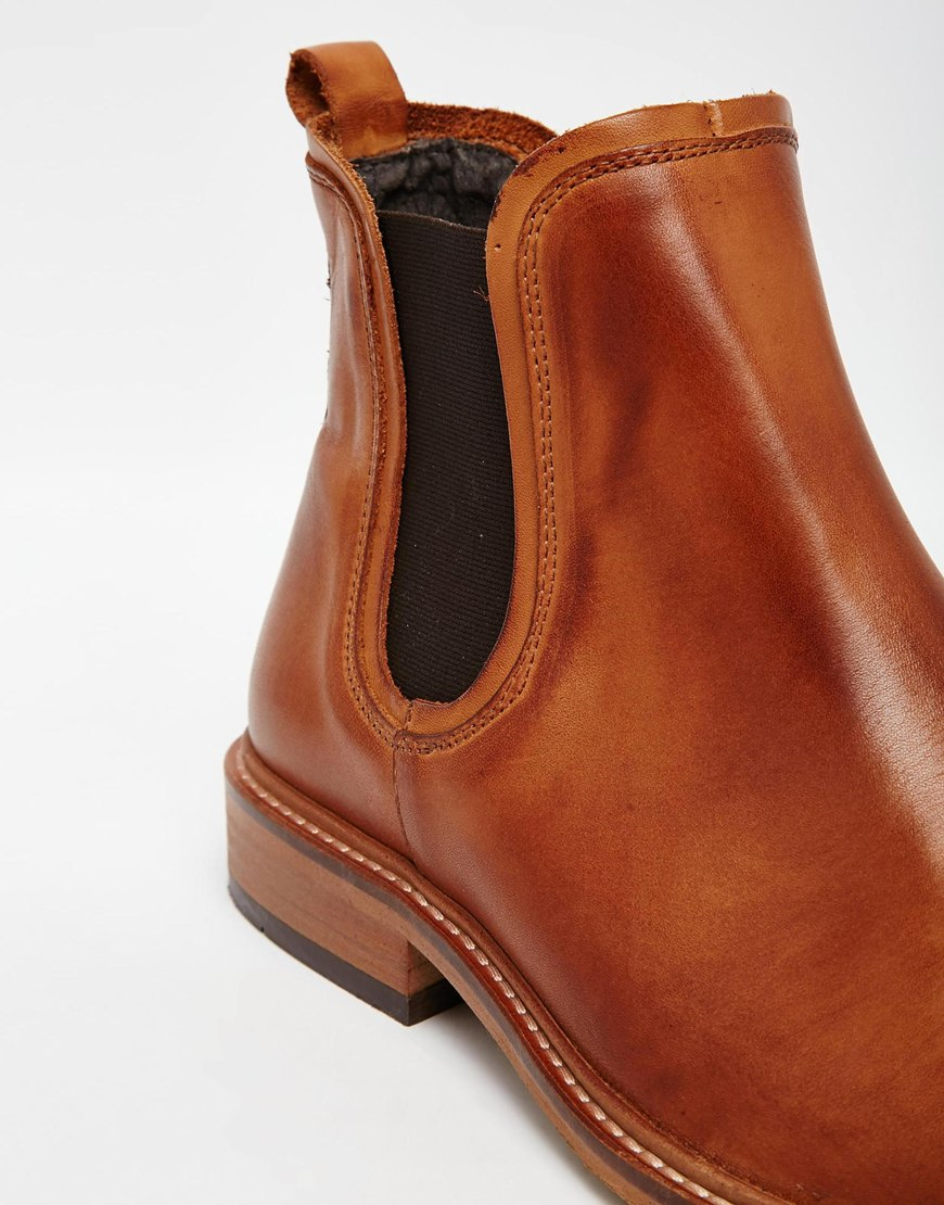 dune tan chelsea boots