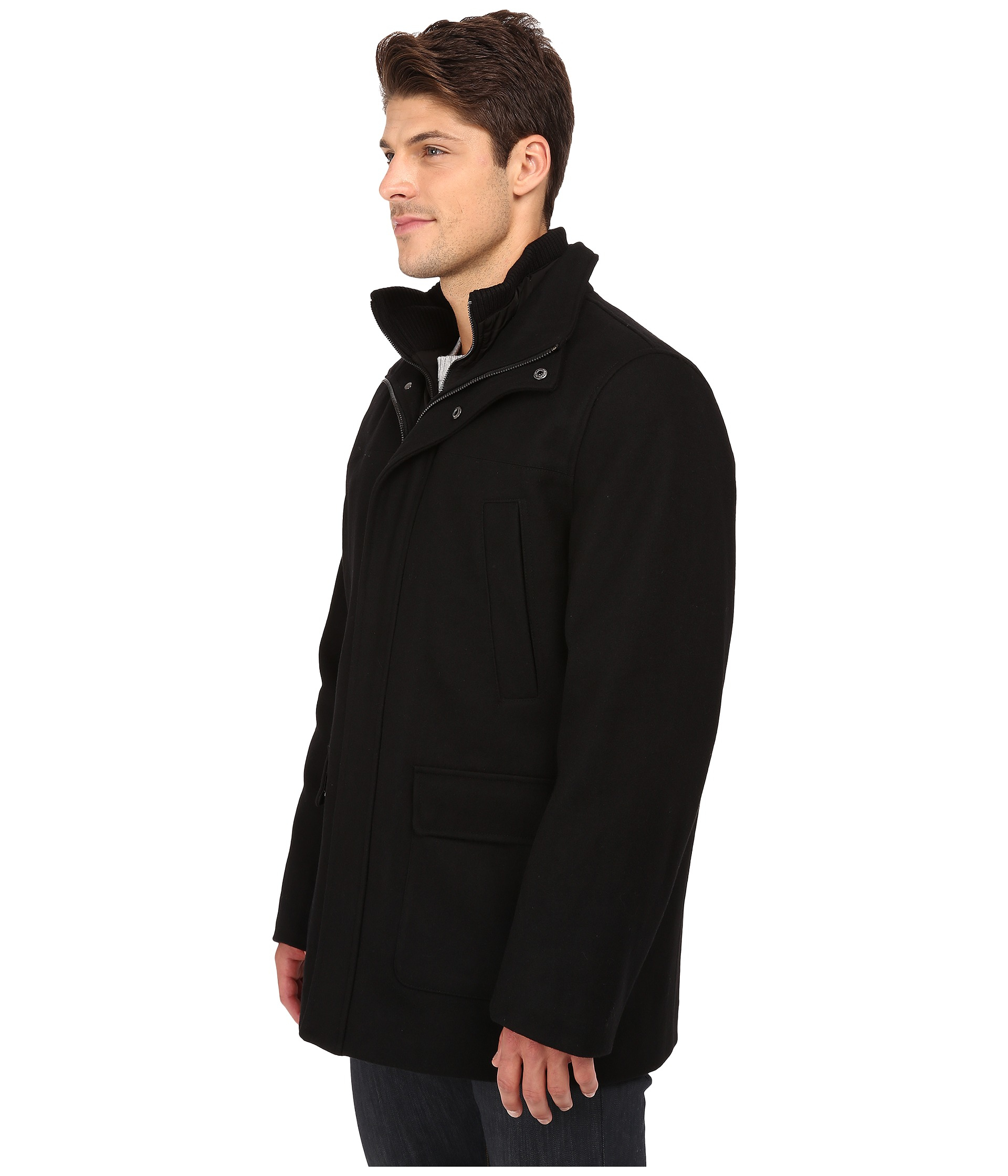 calvin klein men's wool jacket