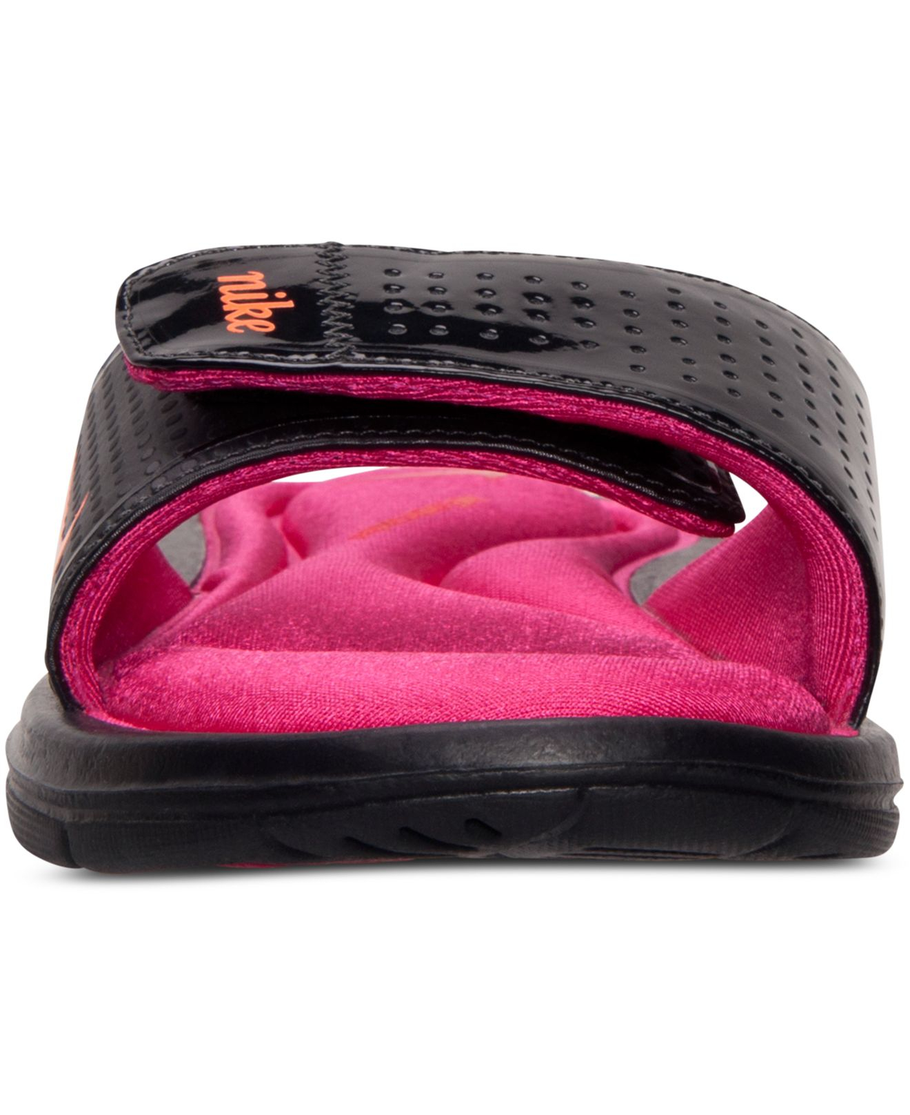 Nike Women's Comfort Slide Sandals From Finish Line in Orange Lyst