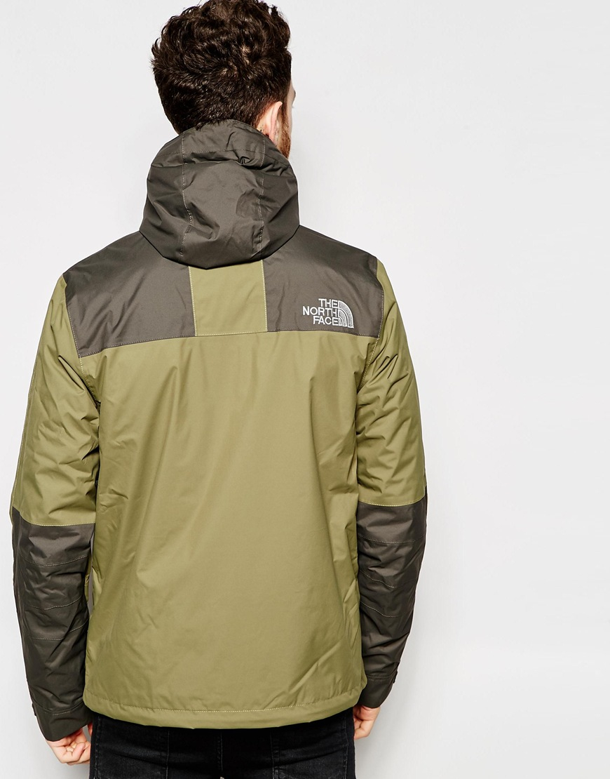 The North Face Canvas Mountain Jacket in Green for Men | Lyst