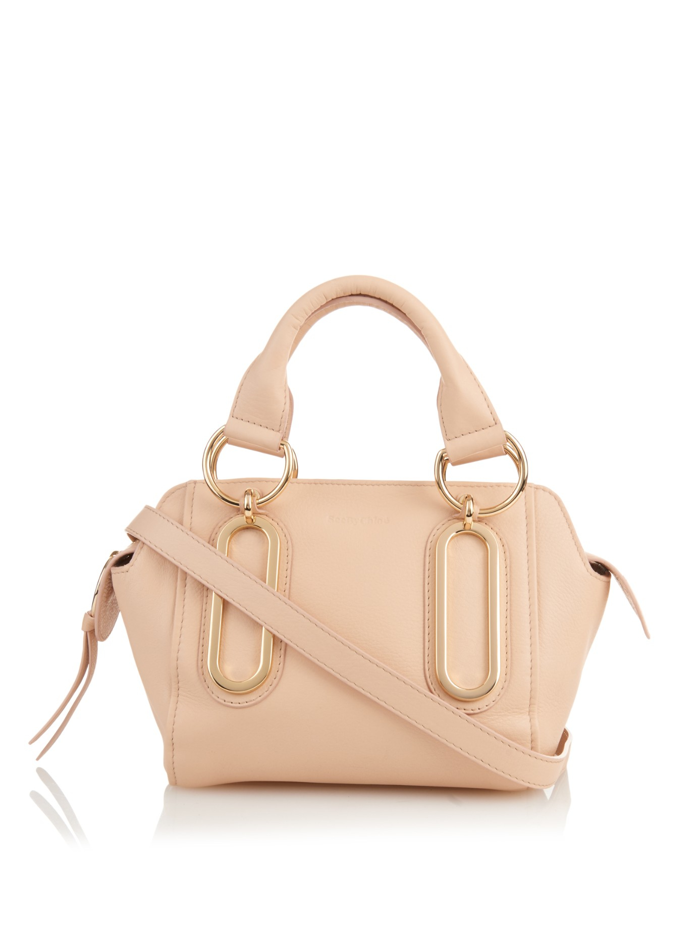 chloe messenger bag marcie - See by chlo�� Paige Mini Leather Bag in Pink (NUDE) | Lyst