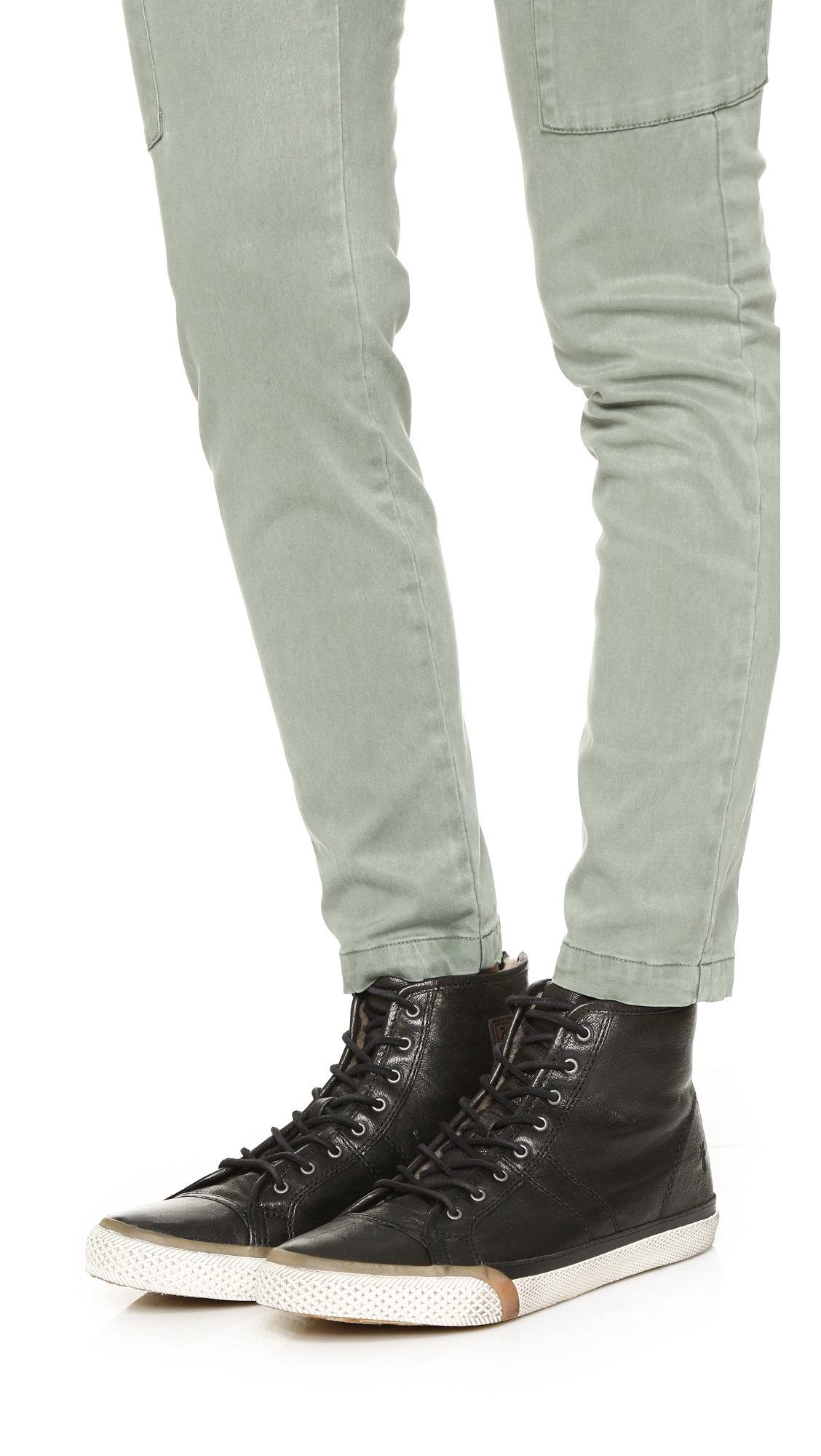 frye high top sneakers