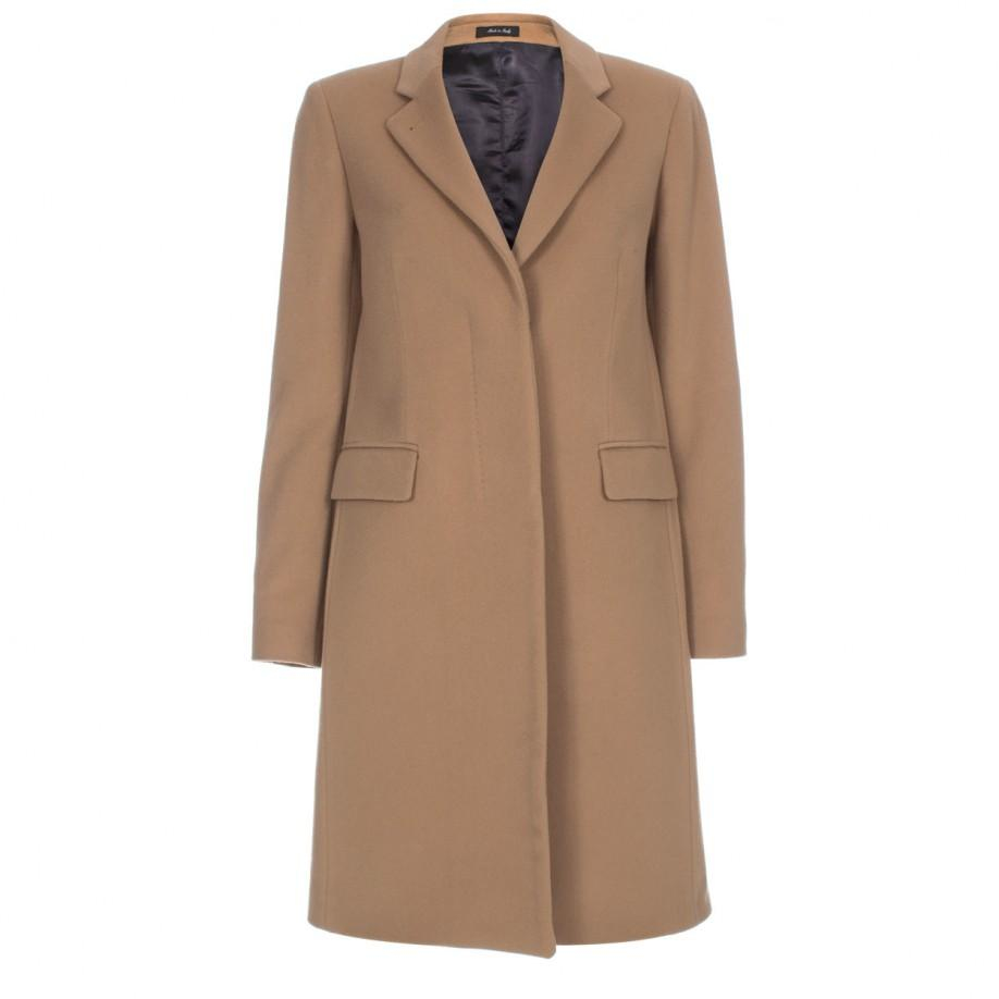 Paul Smith Women's Camel Cashmere And Virgin Wool Epsom Coat in Natural ...