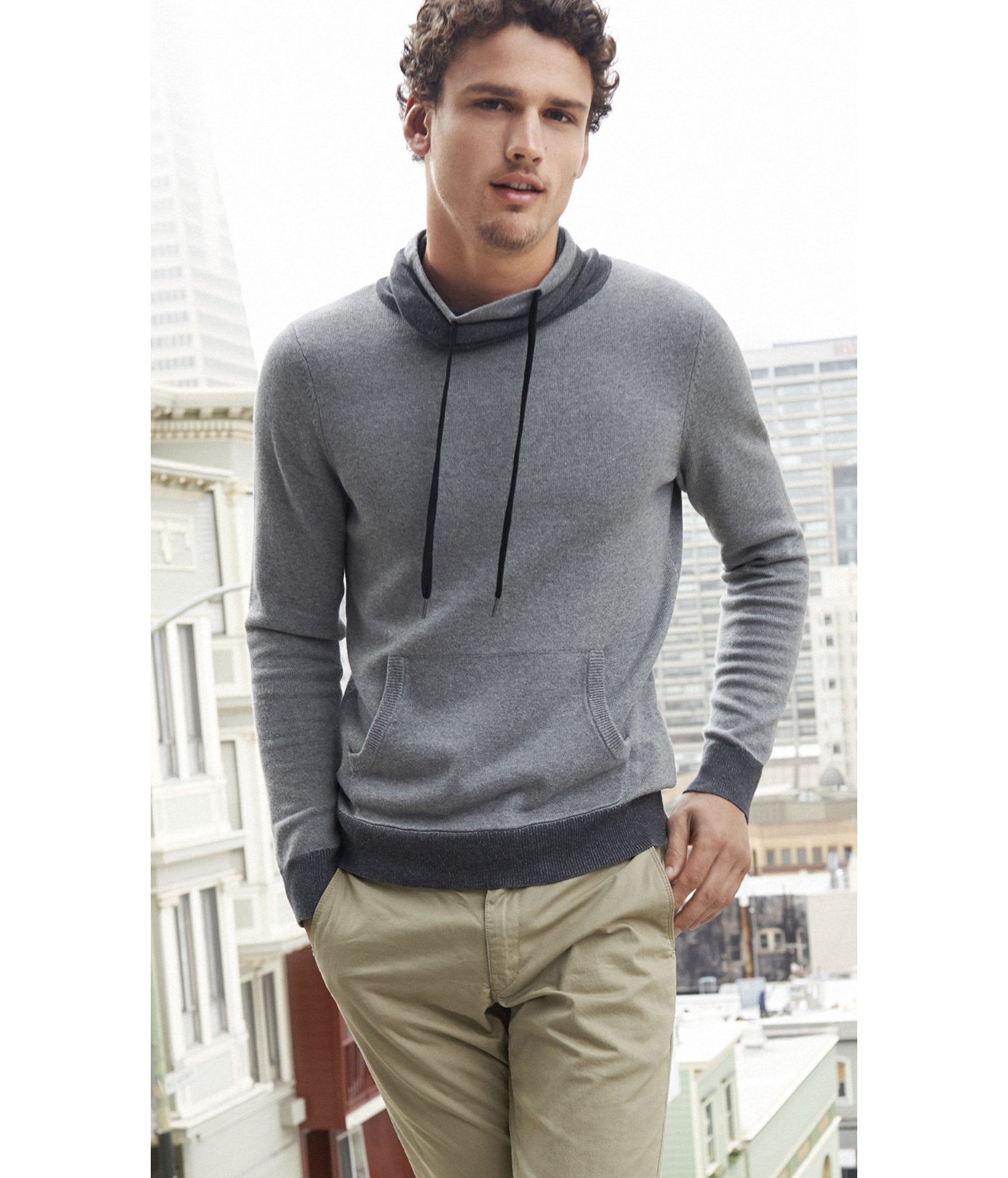 Express Finn Slim Chino Pant in Natural 