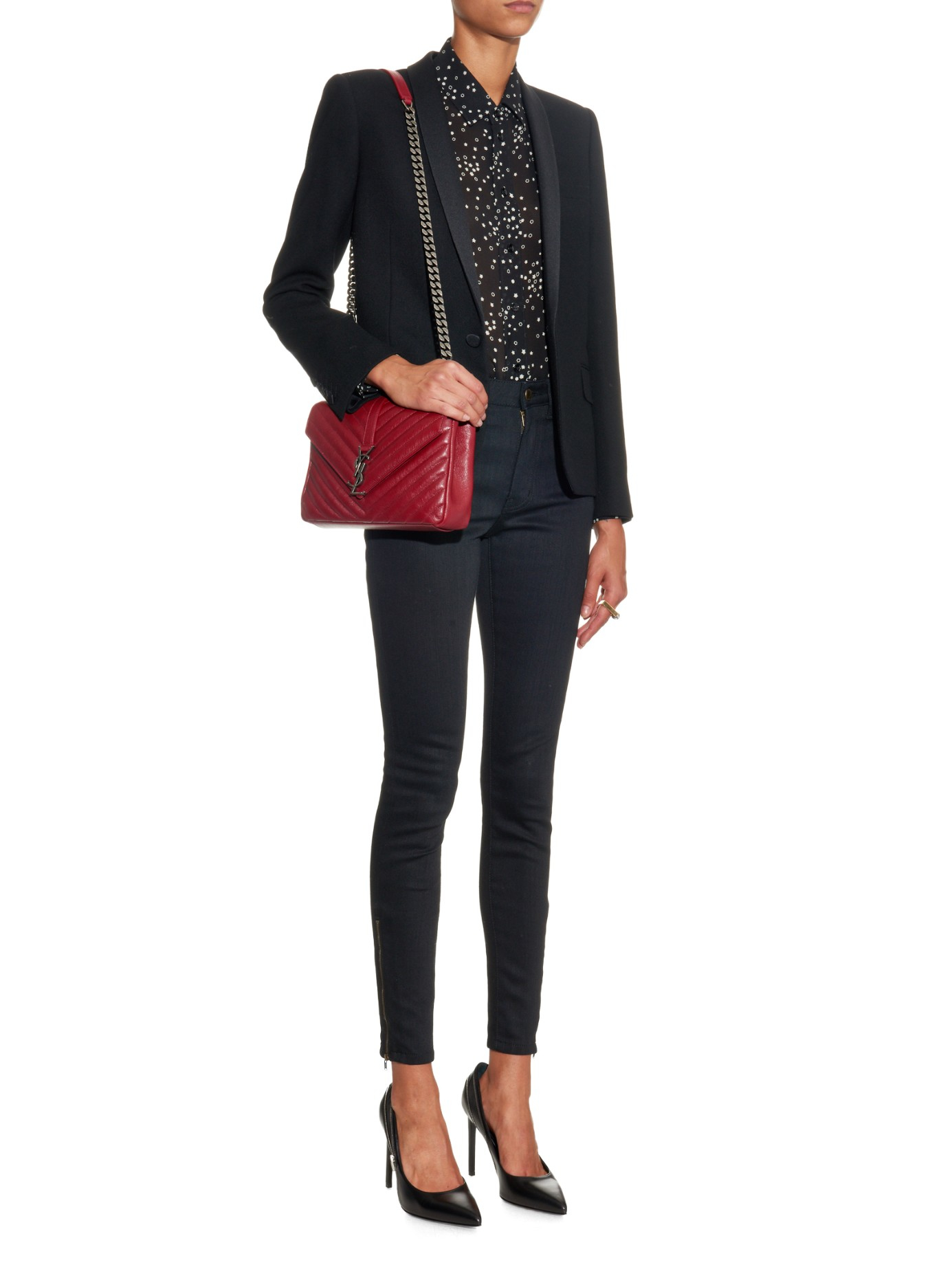 classic monogram quilted leather shoulder bag