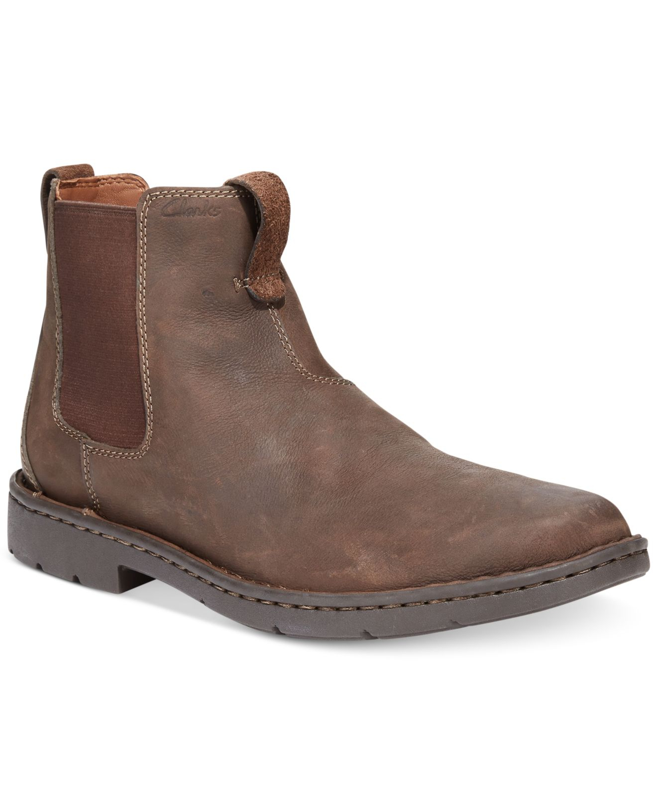 clarks stratton hi mens chelsea boots