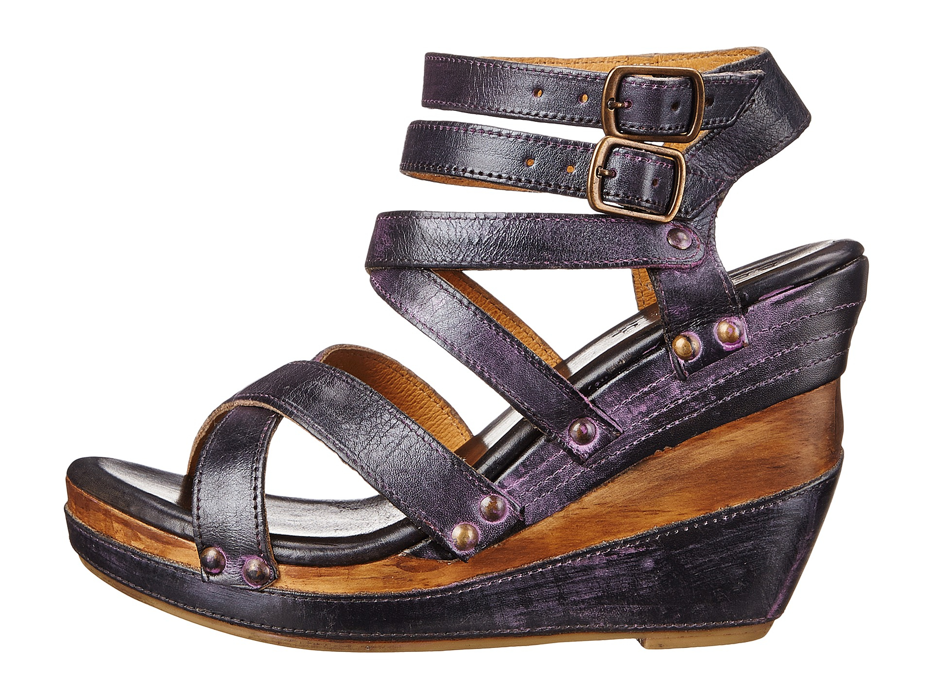bed stu juliana wedge sandals