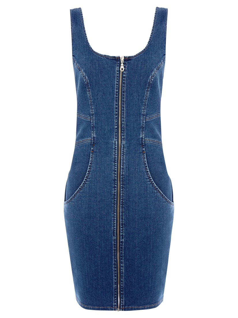 Ax paris petite lace detail back bodycon dress black Blue lace up front denim bodycon dress