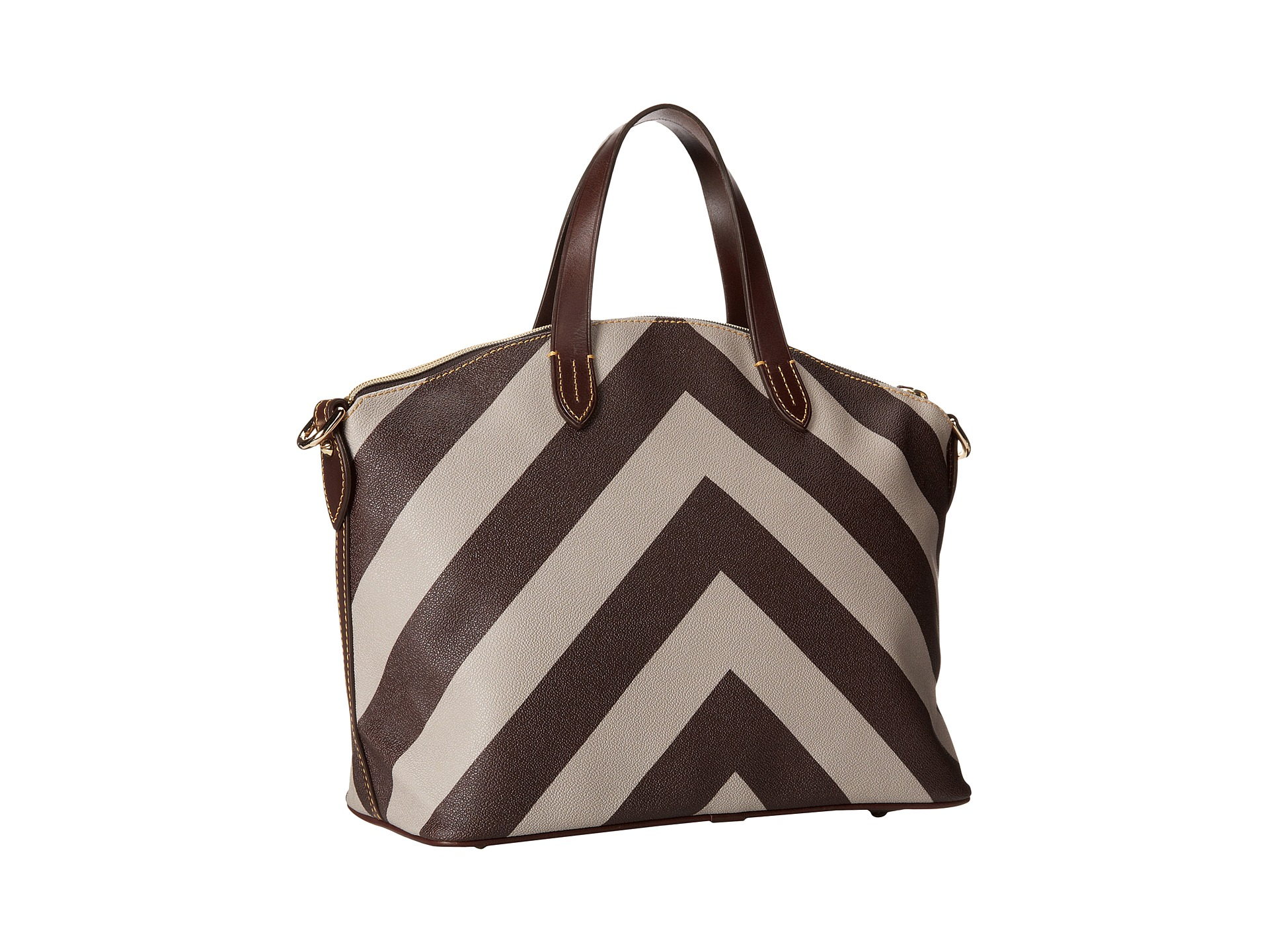 dooney and bourke chevron tote