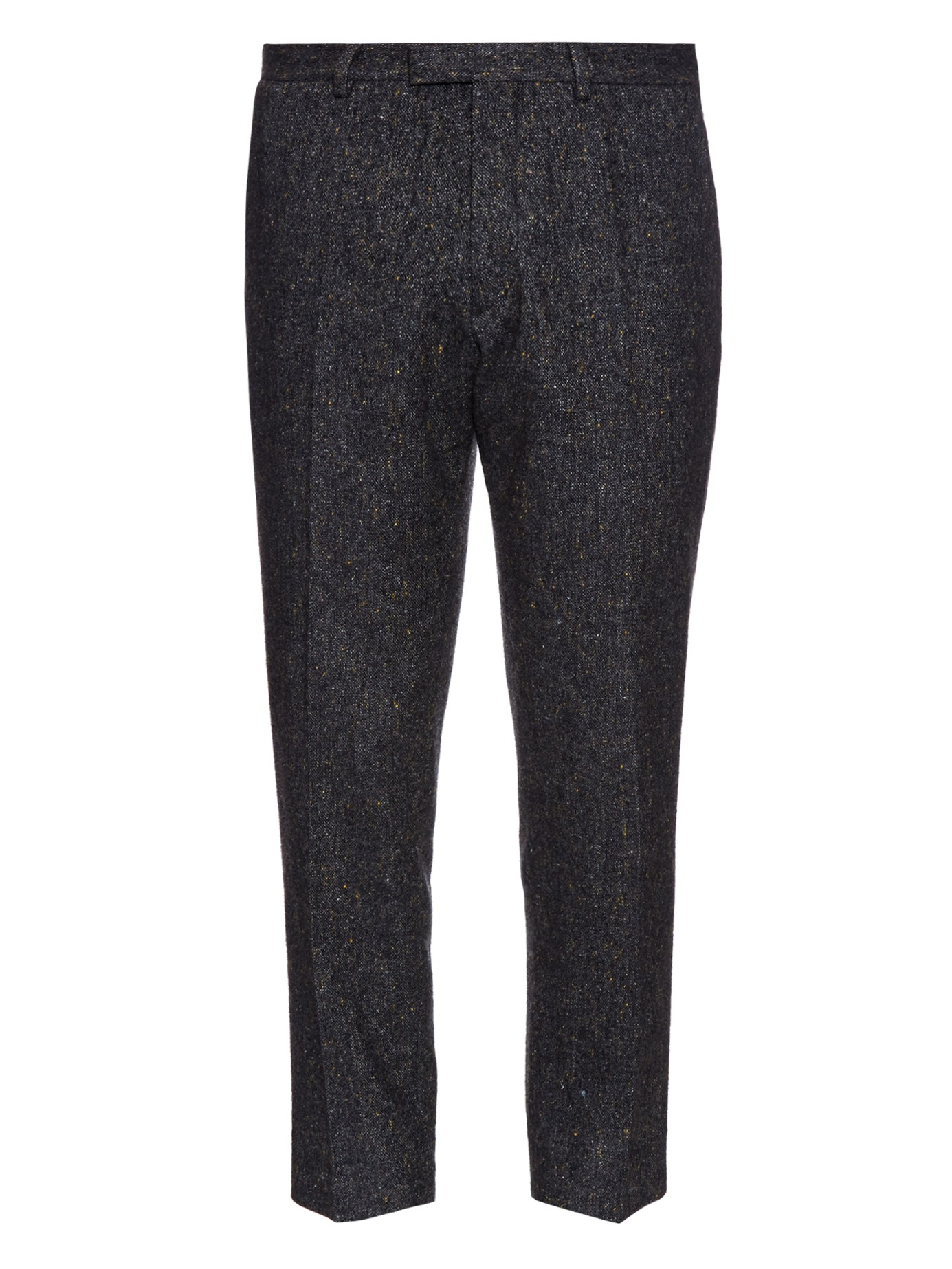 Raey Slim-leg Donegal-tweed Trousers in Gray for Men | Lyst