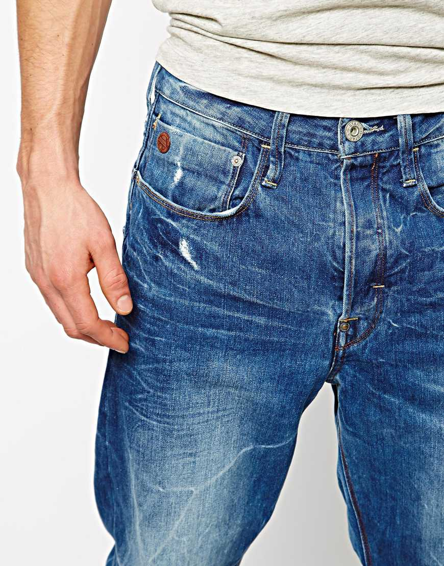 G-Star RAW G Star Jeans Type C 3d Loose Tapered Light Aged in Blue for Men  | Lyst