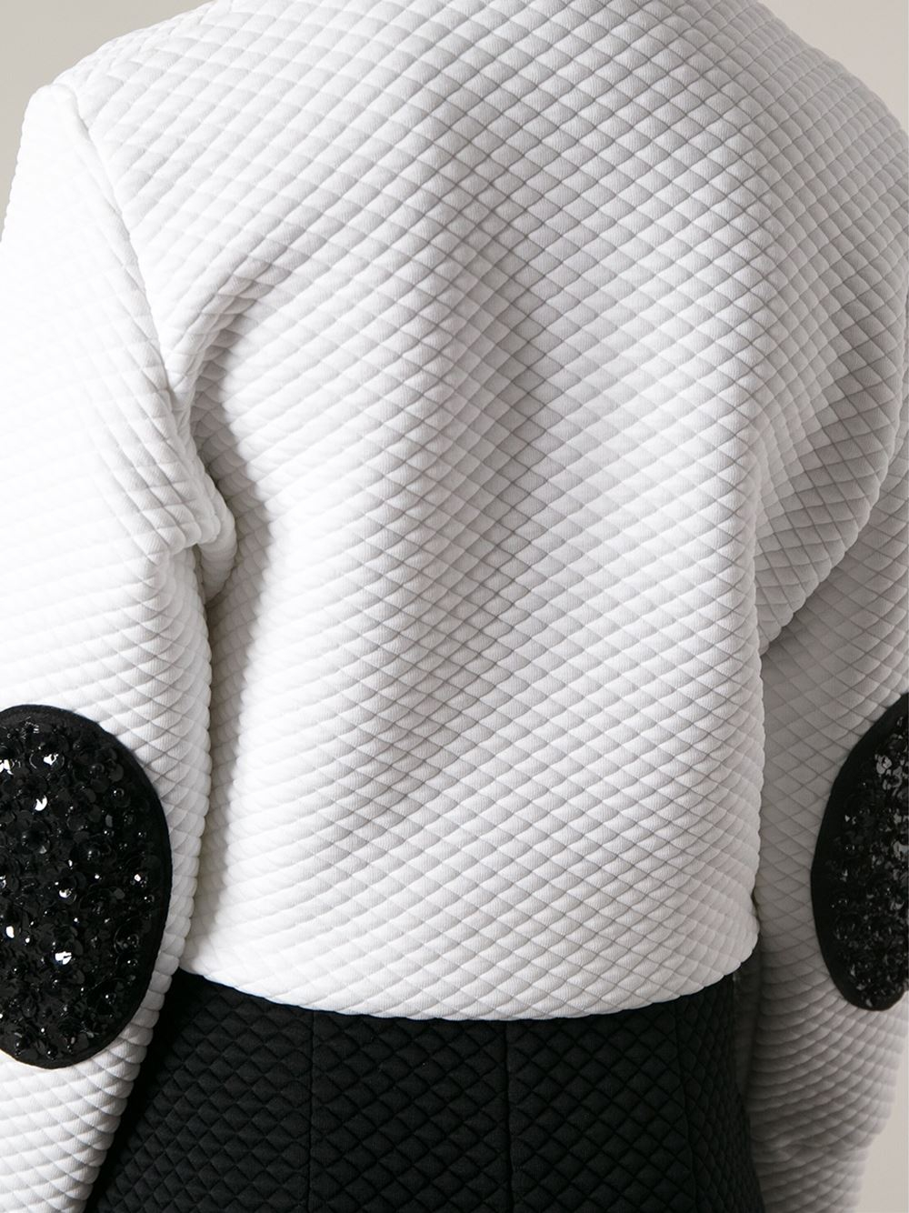 Lyst N°21 Quilted Sweatshirt in White