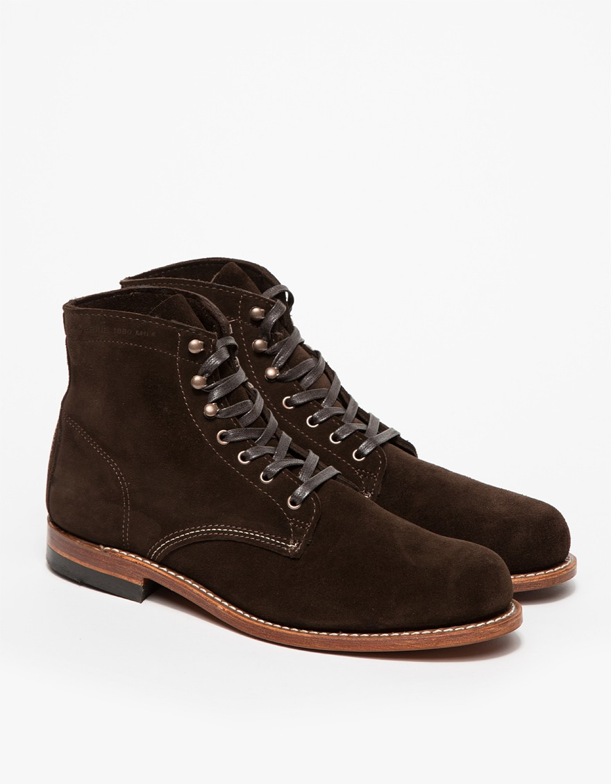 Wolverine 1000 Mile Boot In Brown Suede for Men - Lyst