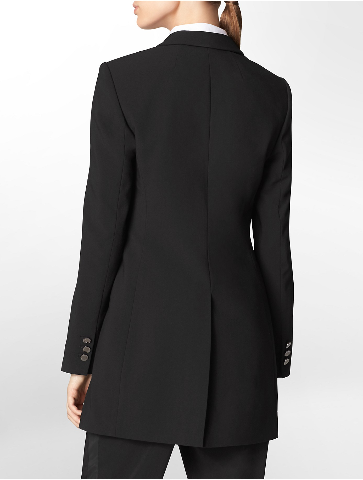 long black suit jacket