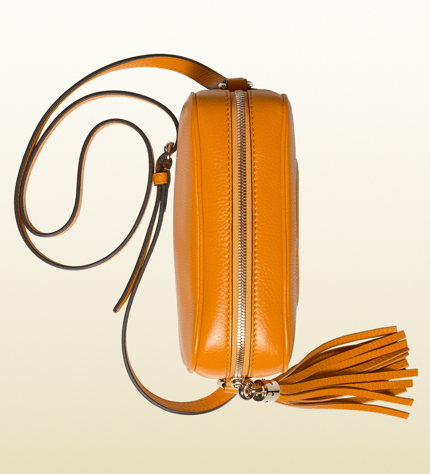 Lyst - Gucci Soho Leather Disco Bag in Orange