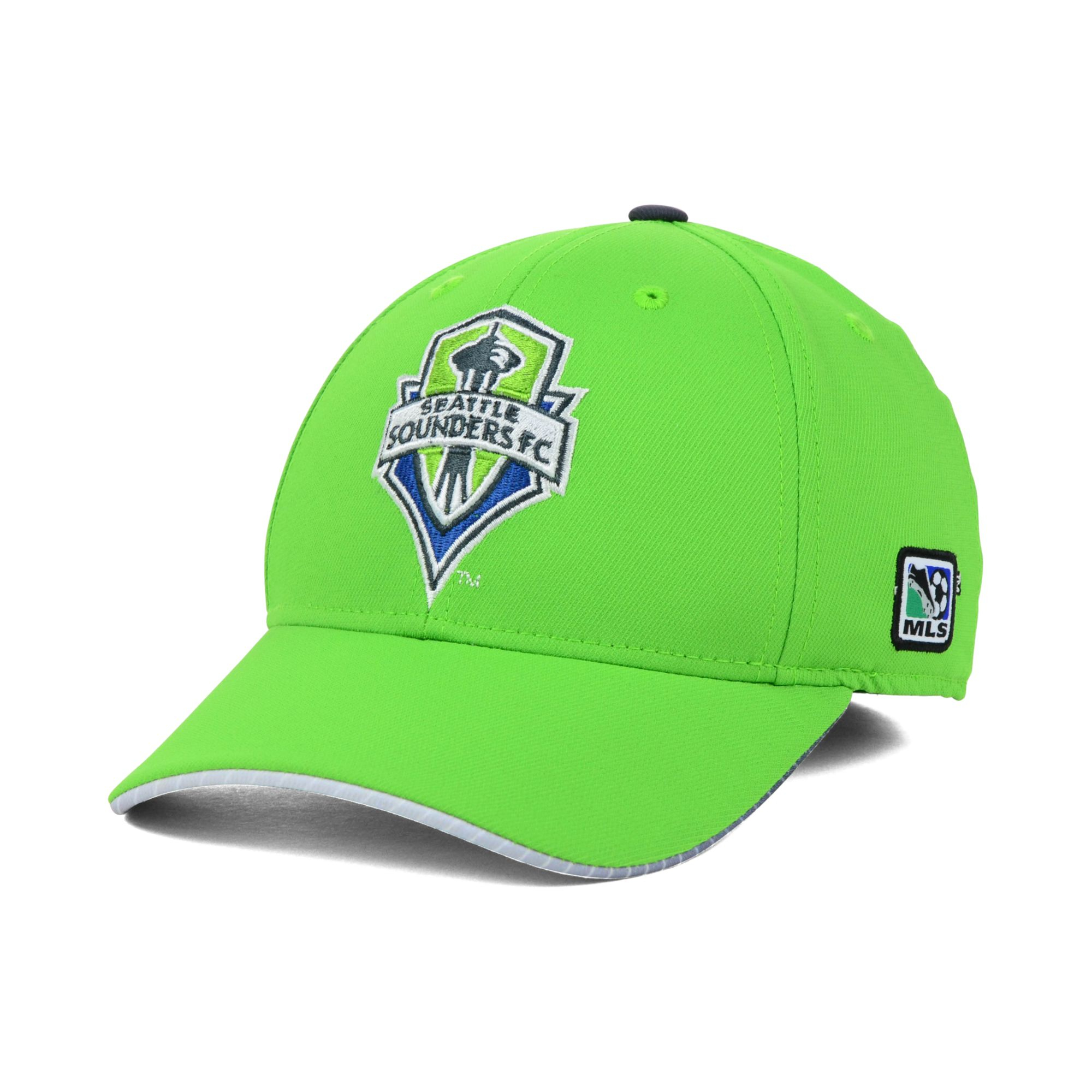 Adidas Seattle Sounders Fc Mls Coaches Flex Cap in Green for Men Lyst