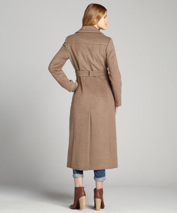 calvin klein women's beige coat