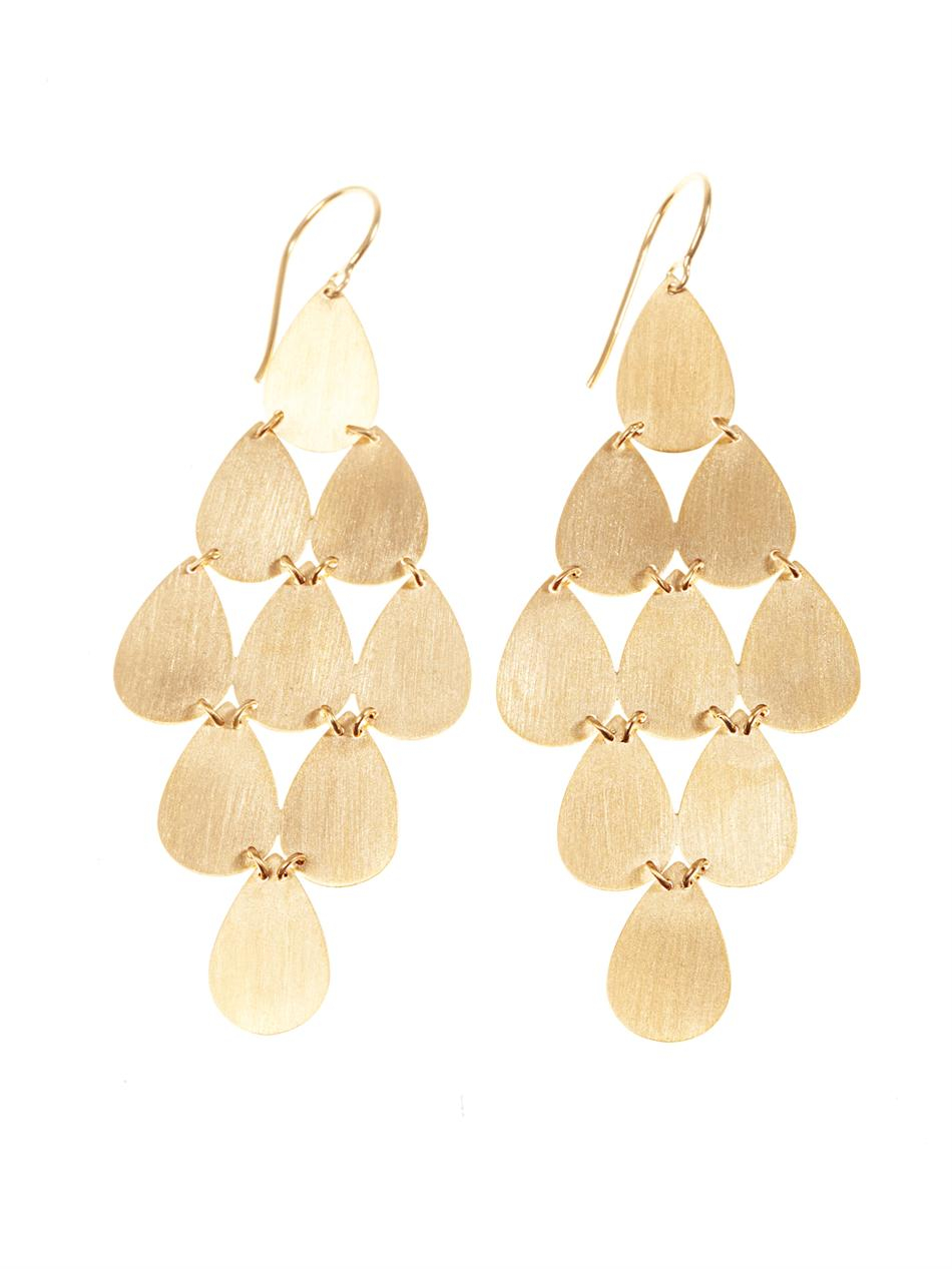 Irene neuwirth Yellow-Gold Chandelier Earrings in Metallic | Lyst