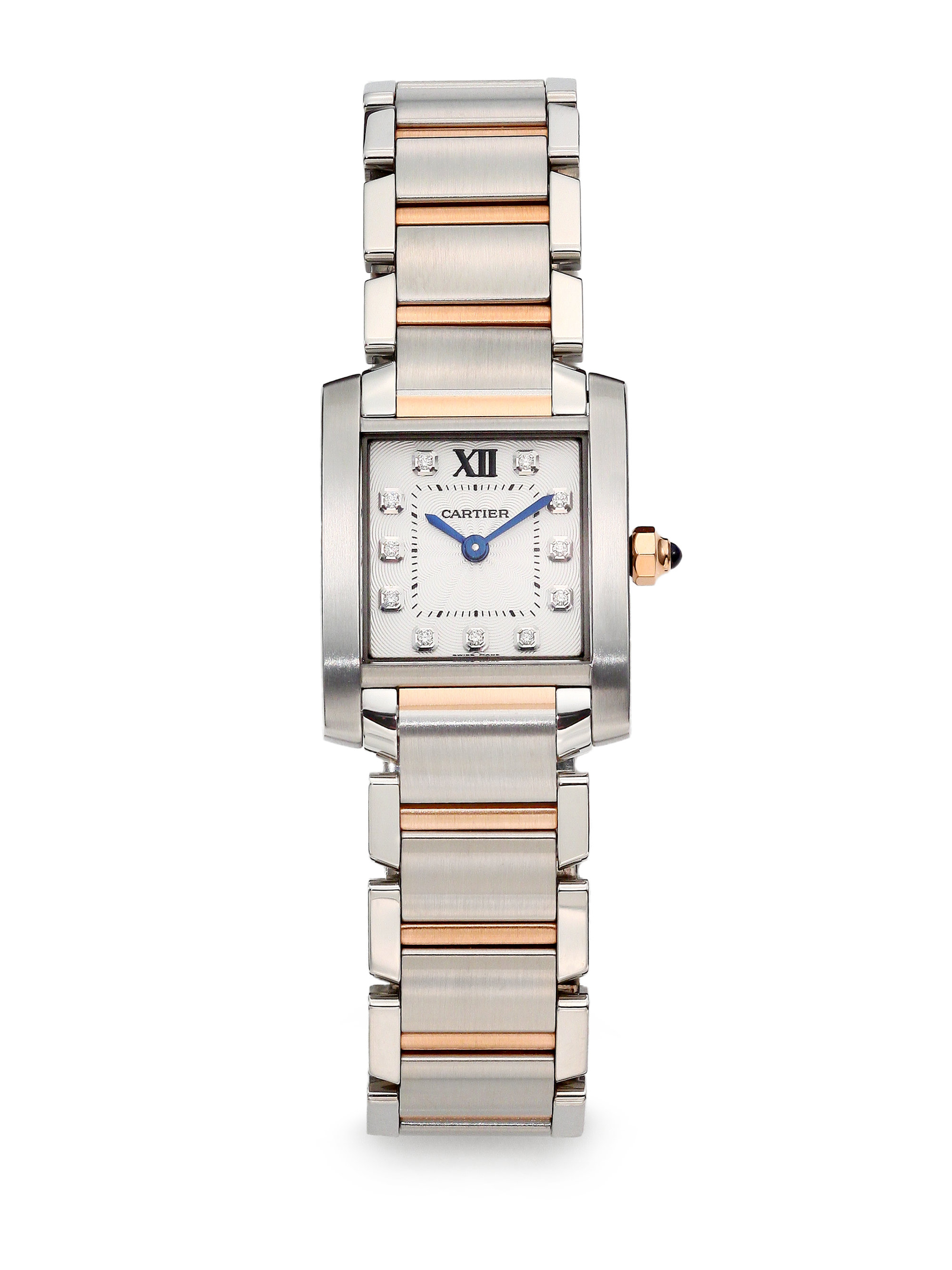 Cartier Tank Francaise Diamond Twotone 