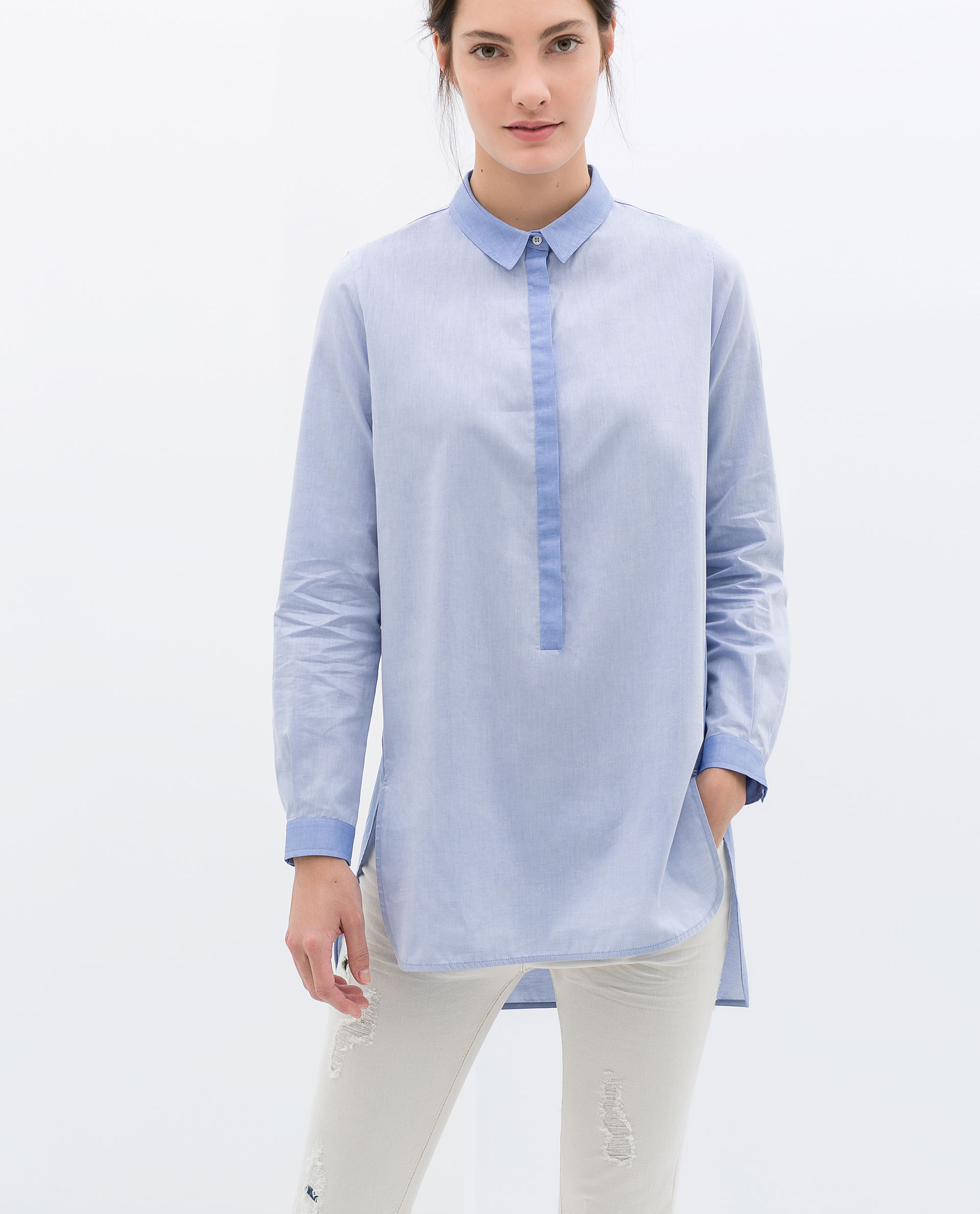 Mens oversized t shirt zara