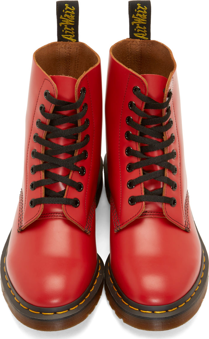 dr martens red pascal