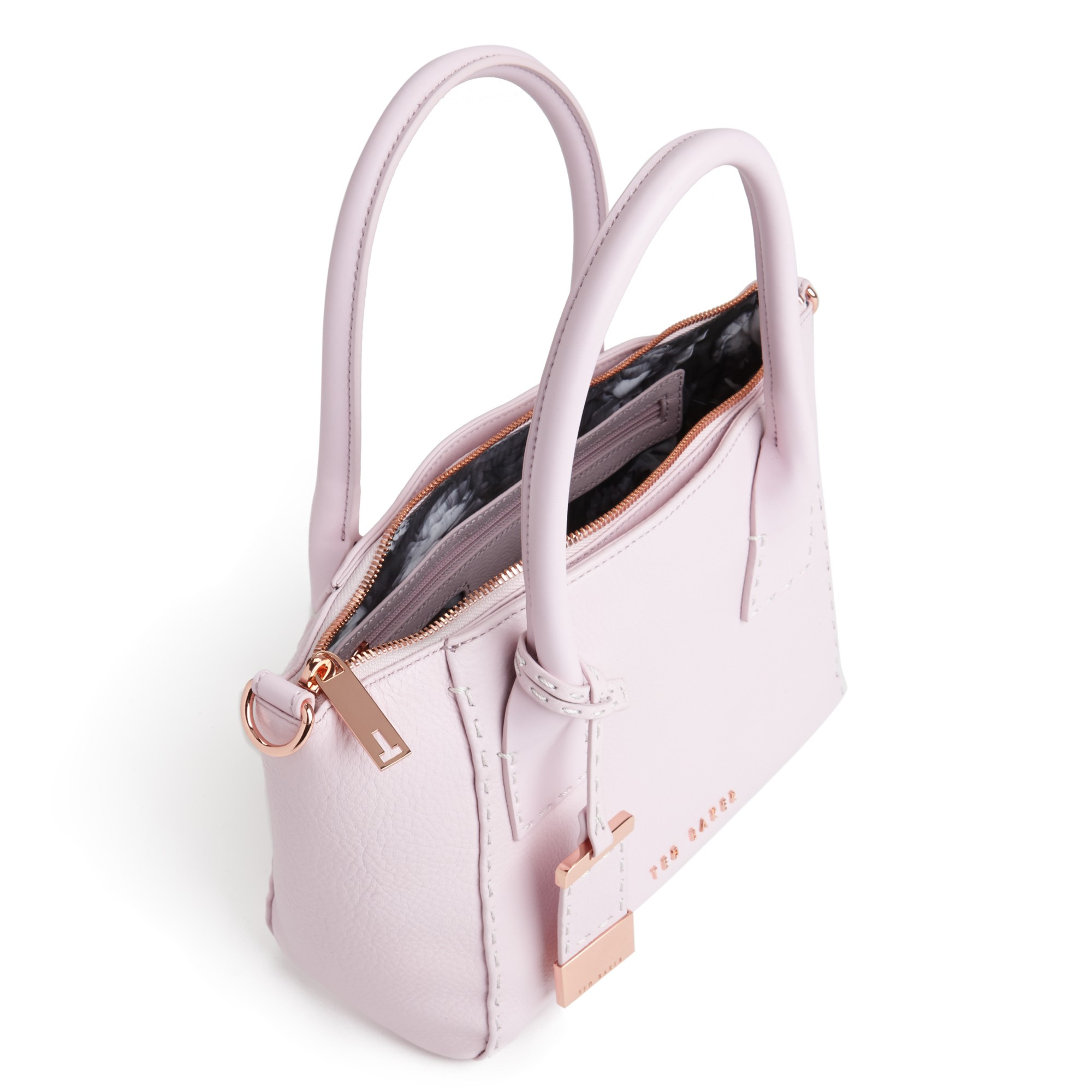 Ted Baker Lauren Small Leather Tote Bag in Pale Pink (Pink) - Lyst