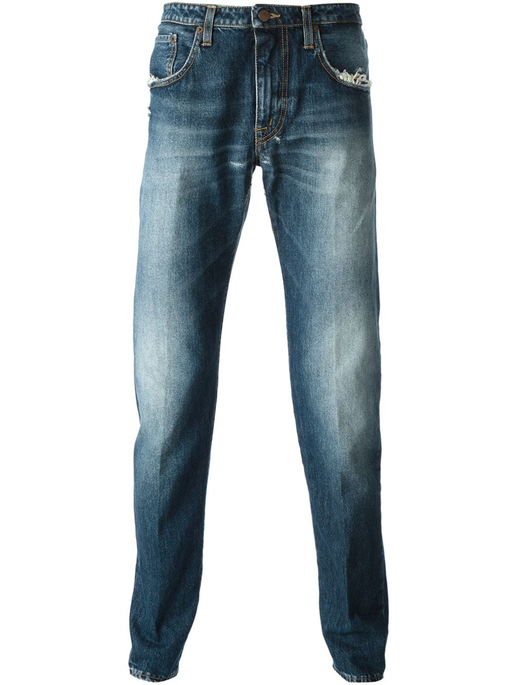 People Stone Washed Jeans in Blue for Men | Lyst