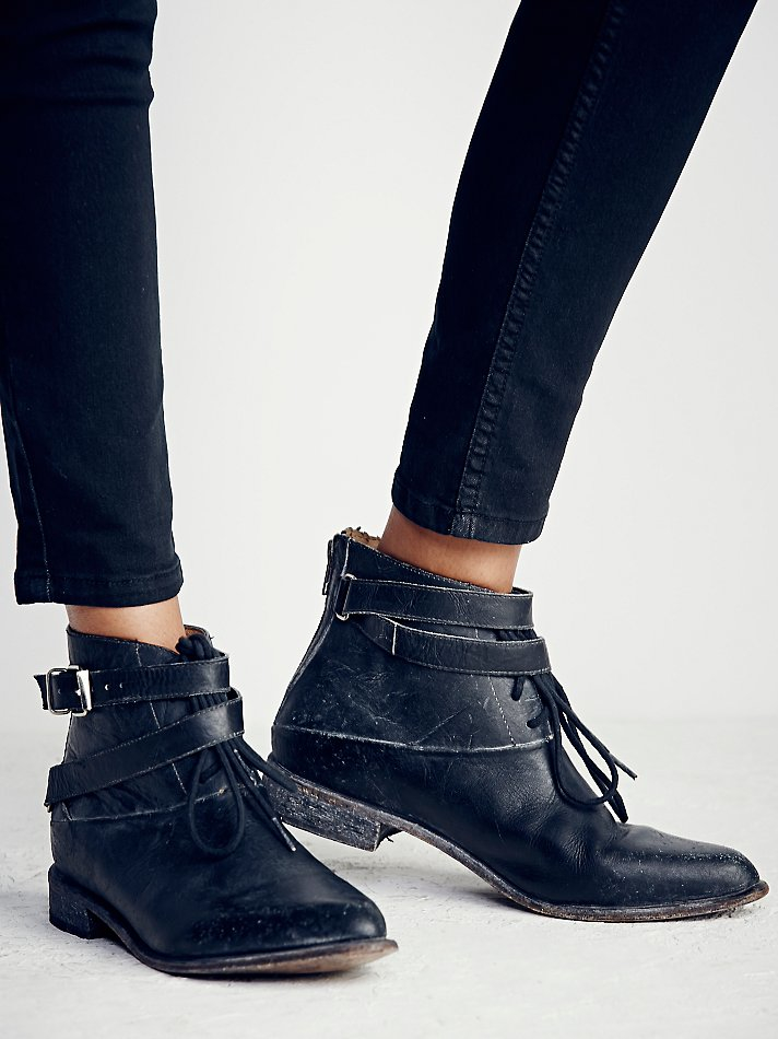 Lyst - Free People Faryl Robin + Womens Meray Lace Up Boot in Black